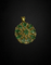 Pendentif Pendentif - Smeraldi e diamants en or jaune 58 Facettes