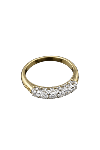Bague Anello Rivière en or blanc diamants 58 Facettes