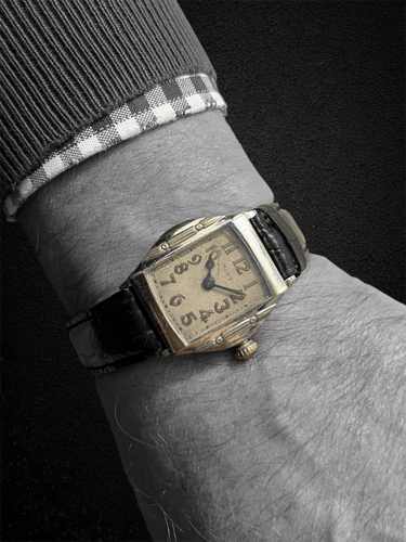 Montre Elgin Spartan (1913) - Montre en nickel plaqué chrome 58 Facettes