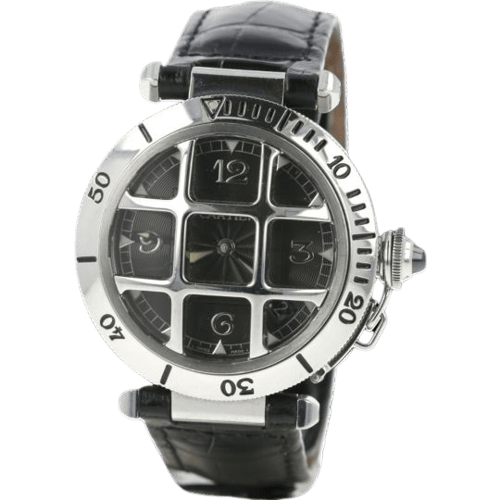 Montre Cartier Pasha - Montre 38 mm automatique en acier 58 Facettes MT47173