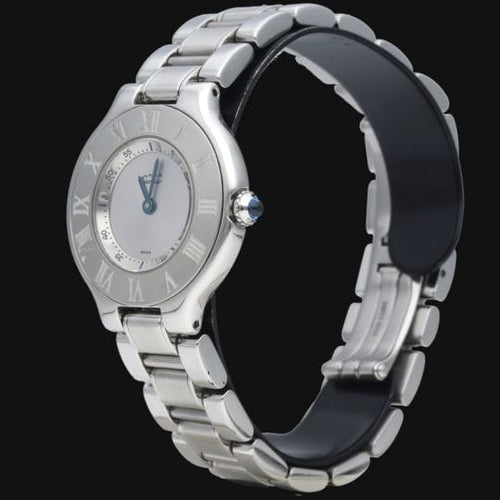Montre Cartier Must 21 - Montre en acier 58 Facettes MT47370