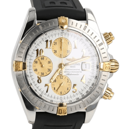Montre Breitling Chronomat Evolution - Montre chronographe en or jaune et acier 58 Facettes MT47254