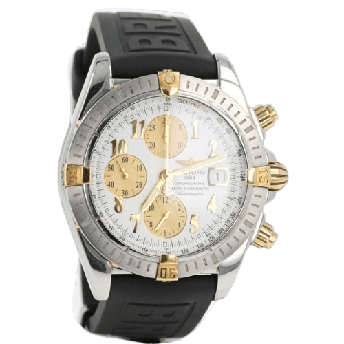 Montre Breitling Chronomat Evolution - Montre chronographe en or jaune et acier 58 Facettes MT47254