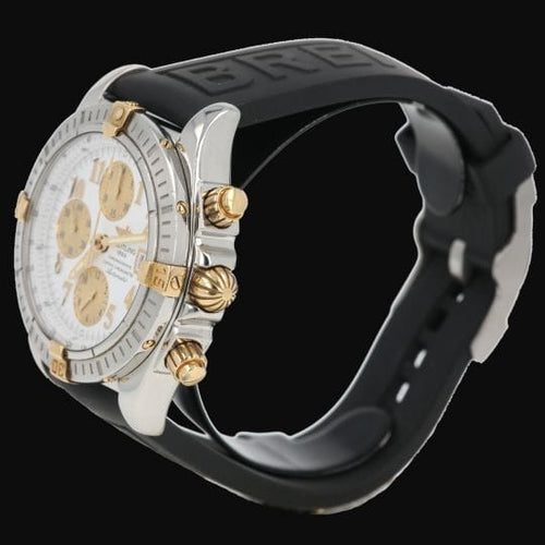 Montre Breitling Chronomat Evolution - Montre chronographe en or jaune et acier 58 Facettes MT47254
