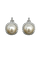 Boucles d'oreilles Orecchini - Perle naturelles et diamants en or blanc 58 Facettes