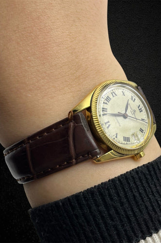 Montre Baume & Mercier Baumatic - Montre en or jaune 18 ct 29 mm 58 Facettes
