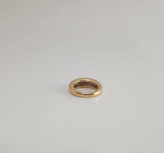 Bague 52 Chaumet - Alliance pavée en or jaune 18K et diamants 58 Facettes LP1930/PNNB