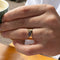 Bague 57 Love More - Bague Cigar en or 18 carats et saphir bleu 58 Facettes GBR1207LB