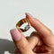 Bague 57 Love More - Bague Cigar en or 18 carats et saphir bleu 58 Facettes GBR1207LB