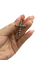 Pendentif Croix style gothique - Pendentif en or et argent avec diamants taille rose 58 Facettes