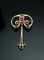 Pendentif Pendentif - Pendentif-spilla Art Nouveau en rubis et diamants 58 Facettes