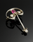 Pendentif Pendentif - Pendentif-spilla Art Nouveau en rubis et diamants 58 Facettes