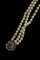 Bracelet Roberto Borghesi - Bracelet trois rangs de perles en or blanc 18 k et rubis 58 Facettes