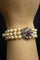 Bracelet Roberto Borghesi - Bracelet trois rangs de perles en or blanc 18 k et rubis 58 Facettes