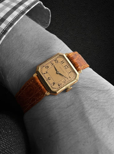 Montre Hamilton Square - Montre 1926 en or blanc 14K 58 Facettes