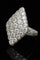 Bague Anello romboïdal aux diamants en or blanc 58 Facettes