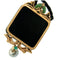 Pendentif Pendentif - Coral, onyx et diamants en or rose 58 Facettes c34