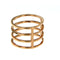 Bague 55 Bague en or rose et diamants 58 Facettes AR1694