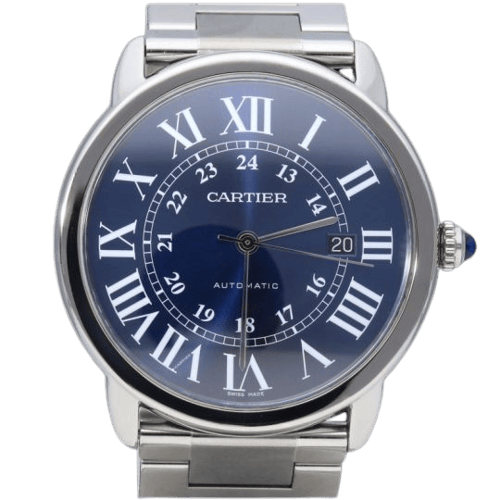 Montre Cartier Ronde Solo - Montre en acier 58 Facettes MT47212