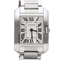 Montre Cartier Tank Anglaise - Montre PM en acier 58 Facettes MT47187