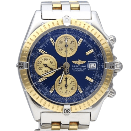 Breitling Chronomat - Montre en or jaune et acier 58 Facettes MT47258