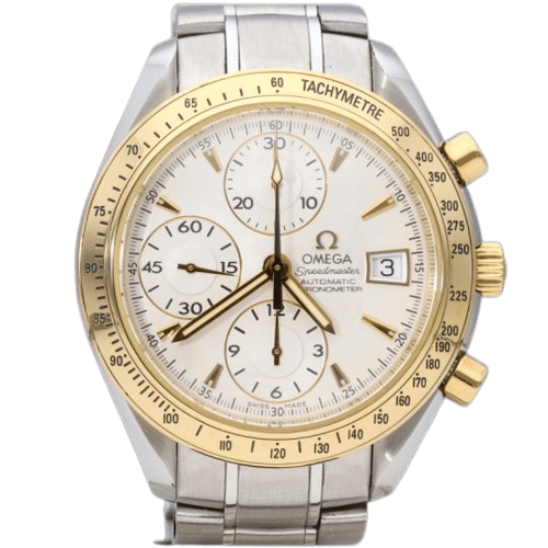 Montre Omega Speedmaster - Montre chronographe en or jaune et acier 58 Facettes MT47160
