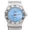 Omega Constellation Mini - Montre femme en acier et diamants 58 Facettes MT47314