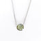 Collier Love More - Collier en or blanc 18K et saphir vert 58 Facettes GPD1085MG