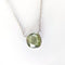 Collier Love More - Collier en or blanc 18K et saphir vert 58 Facettes GPD1085MG