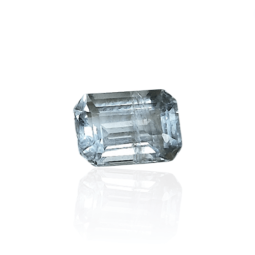 Pendentif Aigue-marine - Pierre 2,27 ct du Mozambique 58 Facettes #26-123-BRAMEM