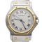 Cartier Santos - Achthoekig rond horloge in geelgoud en staal 