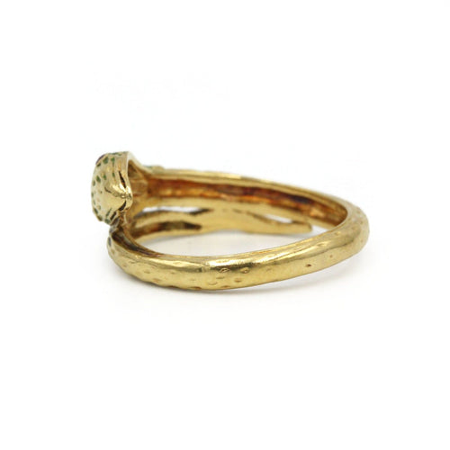 Bague 52.5 Bague Serpent en or jaune et rubis 58 Facettes 260040SP
