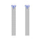 Boucles d'oreilles Eden - Boucles d'oreilles en or blanc et tanzanites 58 Facettes GER1222TZ