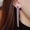 Boucles d'oreilles Eden - Boucles d'oreilles en or blanc et tanzanites 58 Facettes GER1222TZ