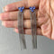 Boucles d'oreilles Eden - Boucles d'oreilles en or blanc et tanzanites 58 Facettes GER1222TZ