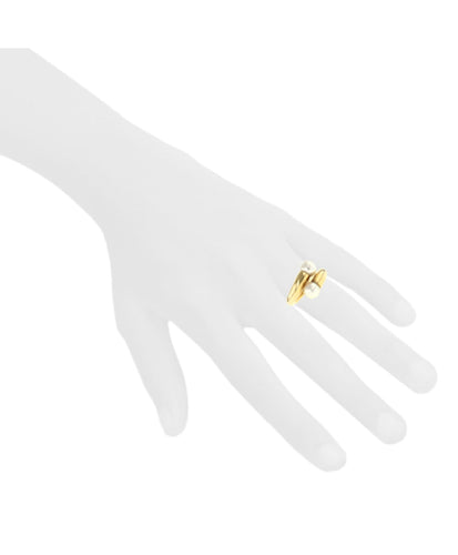 Bague 53 Cartier Toi & Moi - Bague en or jaune et perles 58 Facettes