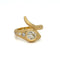 Bague 51 Bague serpent antique - diamant en or 18K 58 Facettes