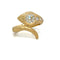 Bague 51 Bague serpent antique - diamant en or 18K 58 Facettes