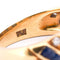 Bague 51 Bague vintage en or jaune 18 kt, saphirs et diamants 58 Facettes AN702 (0749)