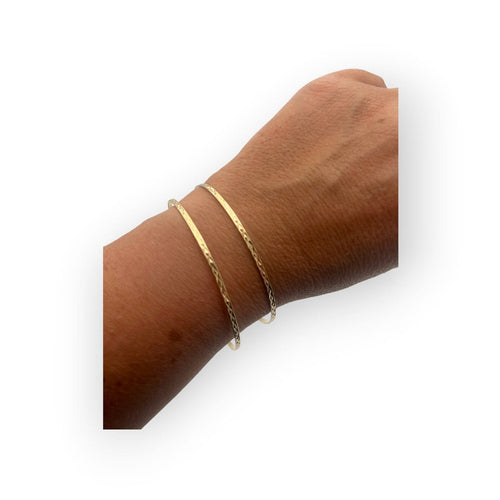 Bracelet Jonc - Bracelet ciselé en or jaune 750 58 Facettes 149068643
