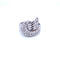 Bague 58 Bague nœud Art déco en or blanc 18k et diamants 58 Facettes