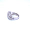 Bague 58 Bague nœud Art déco en or blanc 18k et diamants 58 Facettes
