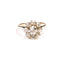 Bague 48.5 Bague marguerite en or blanc, platine et diamants 58 Facettes LMB-373
