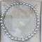Collier Collier de perles blanches australiennes et diamants en or jaune 58 Facettes