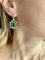 Boucles d'oreilles Victorian - Boucles d'oreilles pendantes en or blanc 18k et argent, émeraudes et diamants 58 Facettes