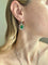 Boucles d'oreilles Victorian - Boucles d'oreilles pendantes en or blanc 18k et argent, émeraudes et diamants 58 Facettes