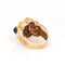 Bague Bague dôme vintage en or jaune 14k et améthystes 58 Facettes G14205