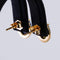 Boucles d'oreilles Boucles d'oreilles en or jaune, opales noires et diamants 58 Facettes E0036