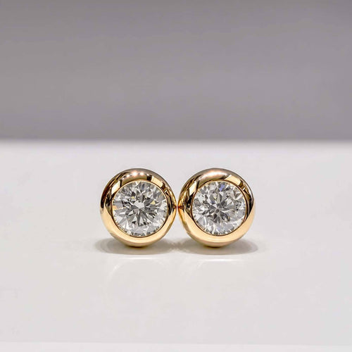Boucles d'oreilles AITCHES Embrace - Boucles d'oreilles Donut en or 18K et diamants 58 Facettes GER1012YG