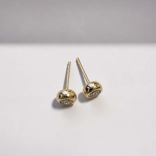 Boucles d'oreilles AITCHES Embrace - Boucles d'oreilles Donut en or 18K et diamants 58 Facettes GER1012YG